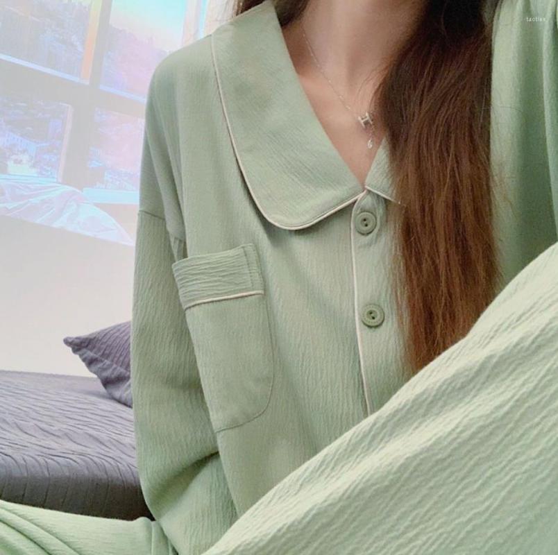 Women's Sleepwear Womens Green Soft Pajamas Pyjamas Set Long Sleeve Pijama Suit Female Sleep Two Piece Loungewear Plus Size, Beige
Women's Sleepwear Womens Green Soft Pajamas Pyjamas Set Long Sleeve Pijama Suit Female Sleep Two Piece Loungewear Plus Size, Beige
