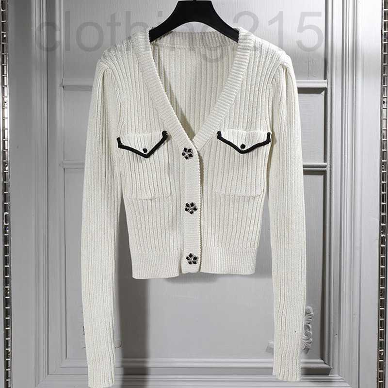 Women' Knits & Tees Designer SP' new bright silk diamond button French celebrity V-neck white knitted cardigan jacket 210045 MYWX, White3
Women' Knits & Tees Designer SP' new bright silk diamond button French celebrity V-neck white knitted cardigan jacket 210045 MYWX, White3