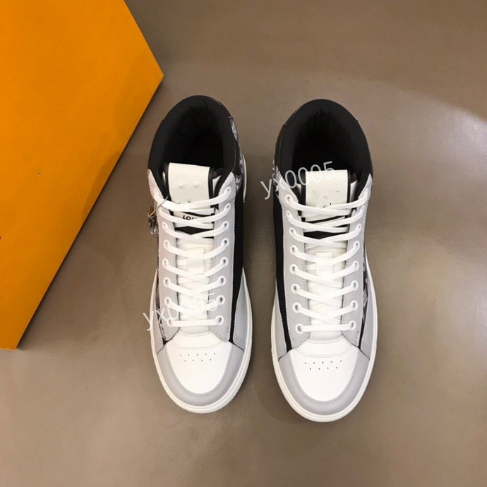 2023 Men sneakers shoes mens real Leather lace up high top fashion designers casual shoes, 03
2023 Men sneakers shoes mens real Leather lace up high top fashion designers casual shoes, 03