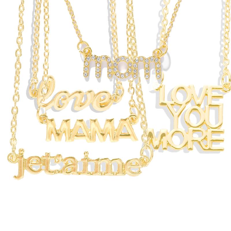 Chains Trendy Statement Metal Letter Necklace For Women Girls Fashion Glass Crystal Friendship Wedding Party Birthday Gift
Chains Trendy Statement Metal Letter Necklace For Women Girls Fashion Glass Crystal Friendship Wedding Party Birthday Gift