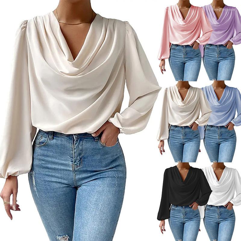 Women's T Shirts Chiffon Long Sleeve Shirt Loose Draped V-Neck Top T-shirt Women's 2023, Apricot
Women's T Shirts Chiffon Long Sleeve Shirt Loose Draped V-Neck Top T-shirt Women's 2023, Apricot