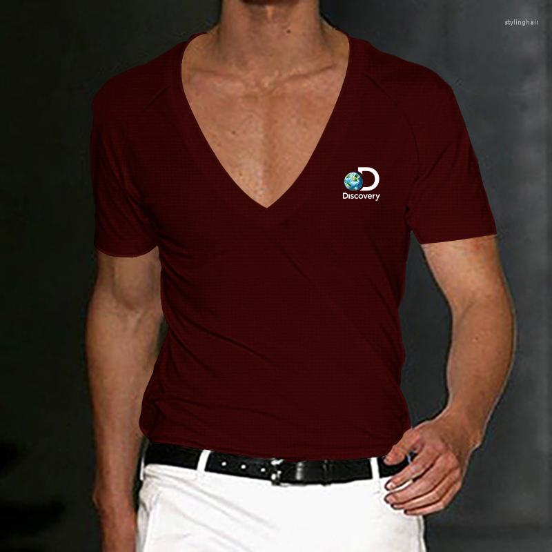Men's Sweaters Summer Men's Casual Fashion Slim V-neck Short-sleeved Fitness T-shirt High-quality Street Harajuku
Men's Sweaters Summer Men's Casual Fashion Slim V-neck Short-sleeved Fitness T-shirt High-quality Street Harajuku
