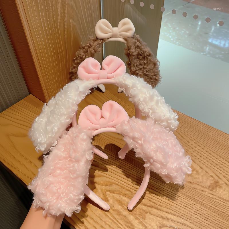Bandanas Cute Plush Sheep Ear Headband Cartoon Net Red Girl Hair Accessories Women Girls Children Headwear
Bandanas Cute Plush Sheep Ear Headband Cartoon Net Red Girl Hair Accessories Women Girls Children Headwear