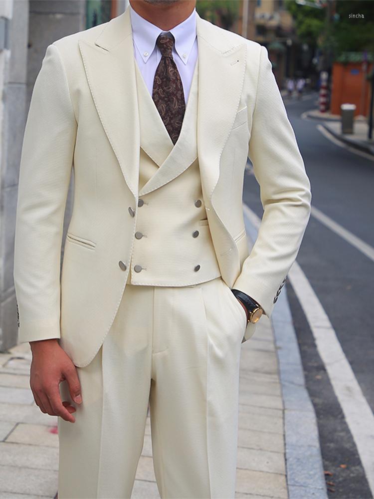 Men's Suits 2023 Fashion Spring Men's Wedding Business Two Bottom Beach Men 3 Pieces(Jacket Pant Vest)trajes De Hombre, Orange
Men's Suits 2023 Fashion Spring Men's Wedding Business Two Bottom Beach Men 3 Pieces(Jacket Pant Vest)trajes De Hombre, Orange