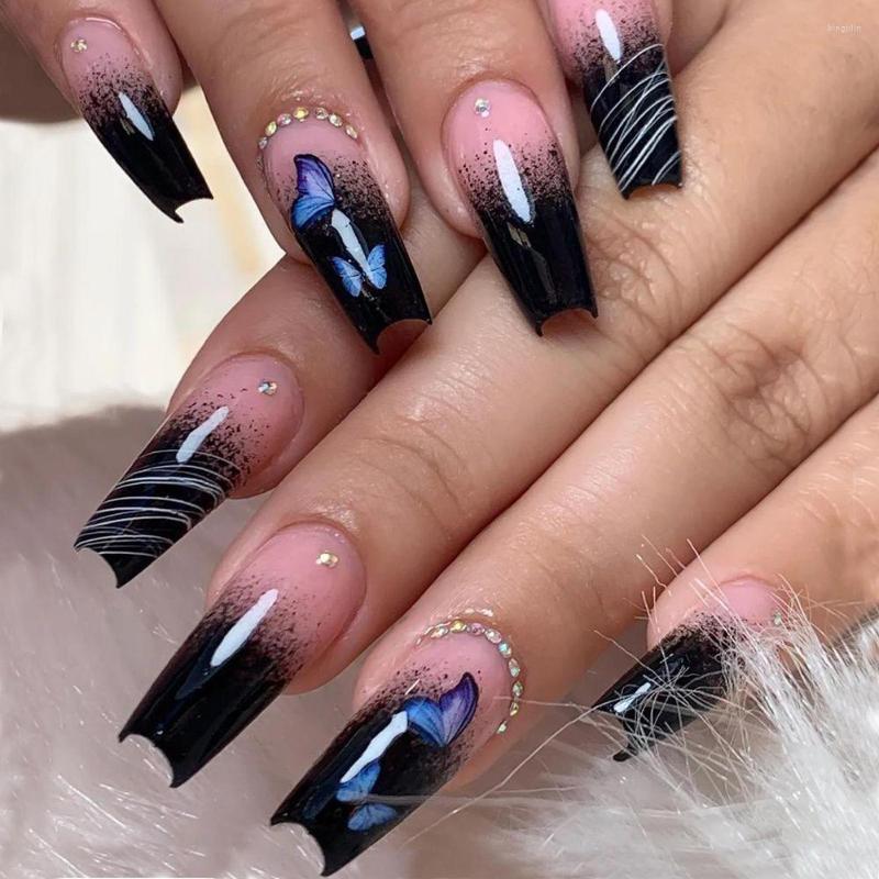 False Nails 24pcs/pack Simple Press On Almond Flame Love Heart Full Cover Long Ballerina Graffiti French Fake, 07
False Nails 24pcs/pack Simple Press On Almond Flame Love Heart Full Cover Long Ballerina Graffiti French Fake, 07