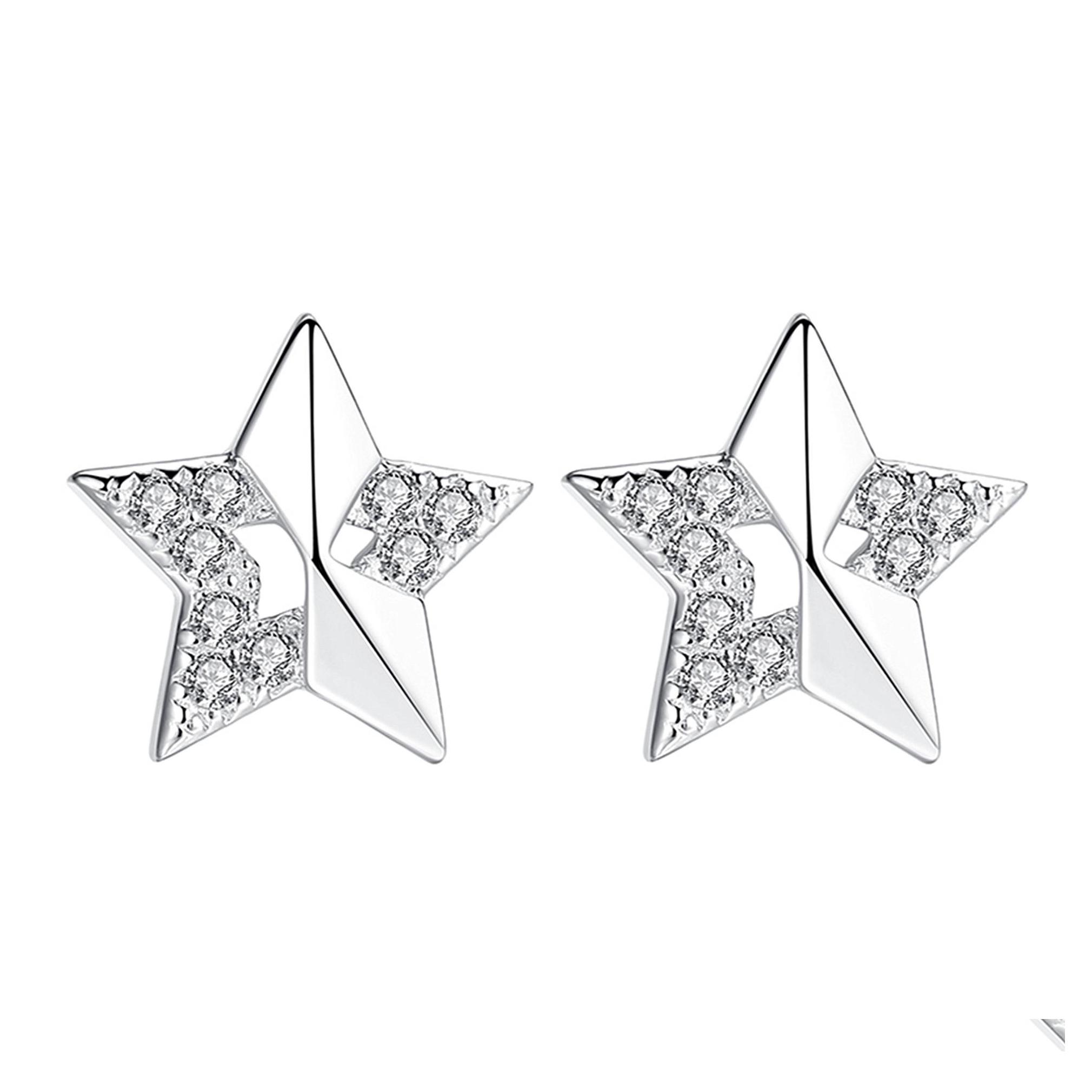 Charm Sier Earrings Micro Inlaid Crystal Fivepointed Star Stud Women Small Cute Banquet Luxury Wedding Jewelry Drop Delivery Dhzym
Charm Sier Earrings Micro Inlaid Crystal Fivepointed Star Stud Women Small Cute Banquet Luxury Wedding Jewelry Drop Delivery Dhzym