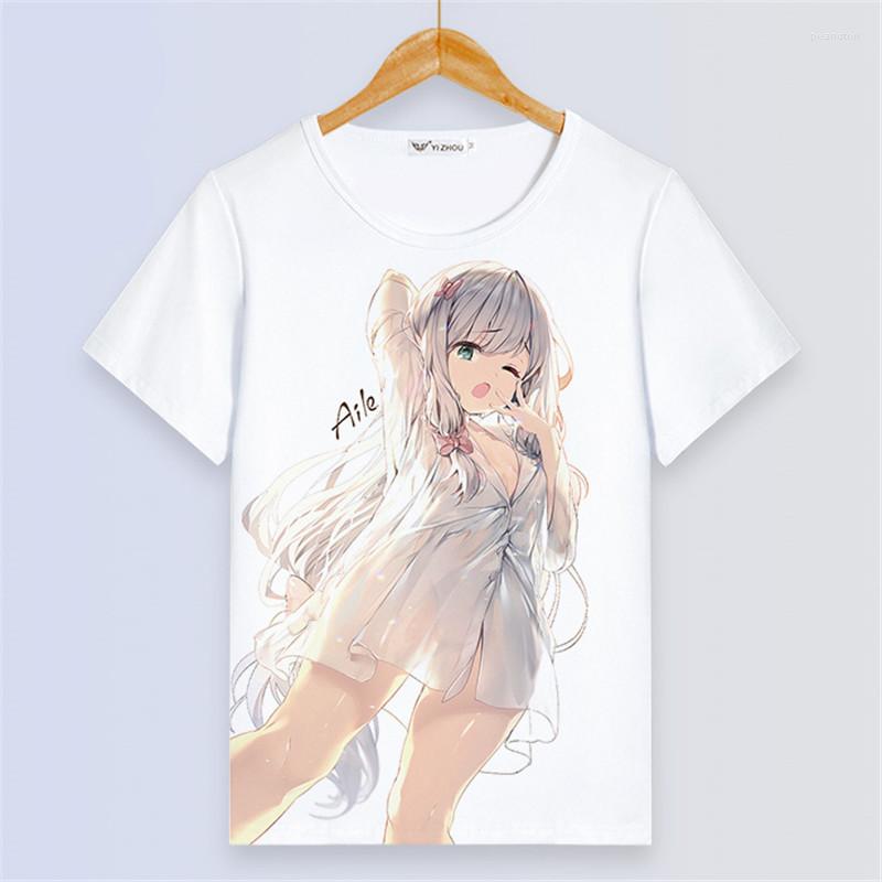 Women' T Shirts Eromanga Sensei Izumi Sagiri Digital Printing Women Kawaii Shirt Tee Femme Plus Size Short Sleeve Summer Streetwear Tops, 20
Women' T Shirts Eromanga Sensei Izumi Sagiri Digital Printing Women Kawaii Shirt Tee Femme Plus Size Short Sleeve Summer Streetwear Tops, 20