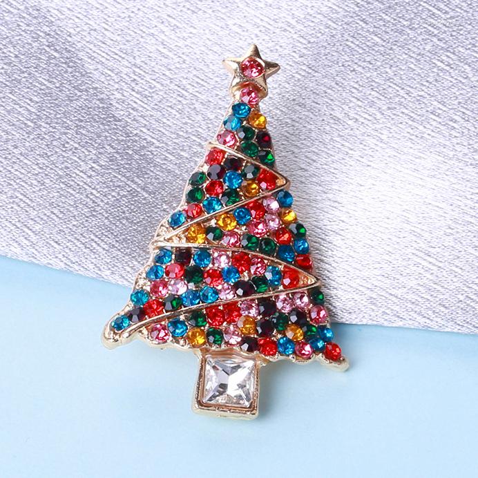 Dangle Earrings Fashion Rhinestone Colorful Christmas Tree Brooch Trend Woman Man Pin Jewelry
Dangle Earrings Fashion Rhinestone Colorful Christmas Tree Brooch Trend Woman Man Pin Jewelry
