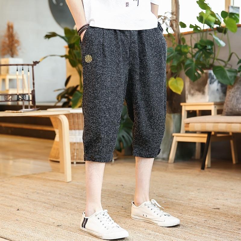 Ethnic Clothing Cropped Trousers For Male Traditional Chinese Men Pants Culture Traditions TA252
Ethnic Clothing Cropped Trousers For Male Traditional Chinese Men Pants Culture Traditions TA252