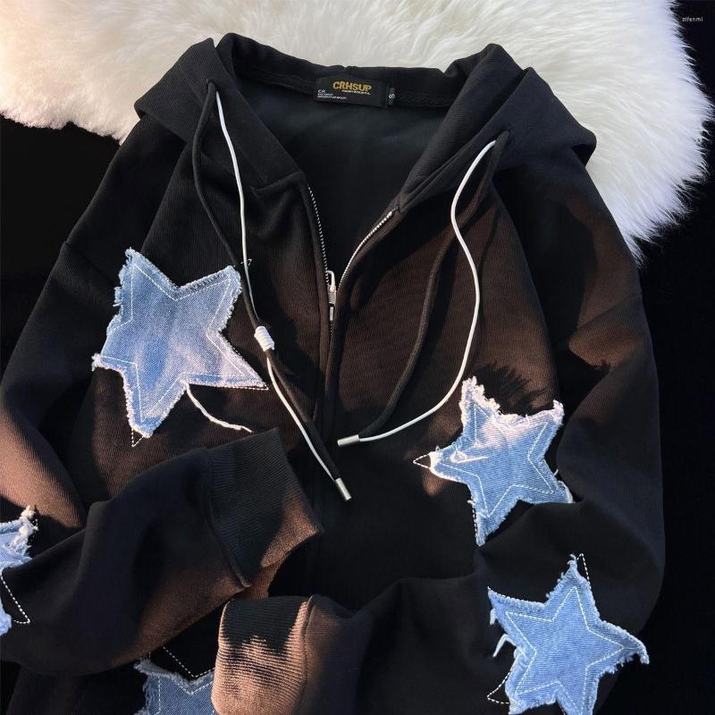 Women's Hoodies American Style Y2k Vintage High Street Print Star Hoodie Loose Ins Plush Thickened Harajuku Oversize Zipper Zip Up
Women's Hoodies American Style Y2k Vintage High Street Print Star Hoodie Loose Ins Plush Thickened Harajuku Oversize Zipper Zip Up