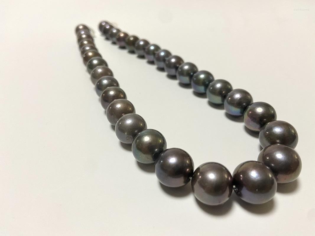 Chains Fine 13-15mm Natural Pearl Necklace For Women Round Black Sea Genuine Beads Wedding Party Jewelry Gifts Clasp
Chains Fine 13-15mm Natural Pearl Necklace For Women Round Black Sea Genuine Beads Wedding Party Jewelry Gifts Clasp