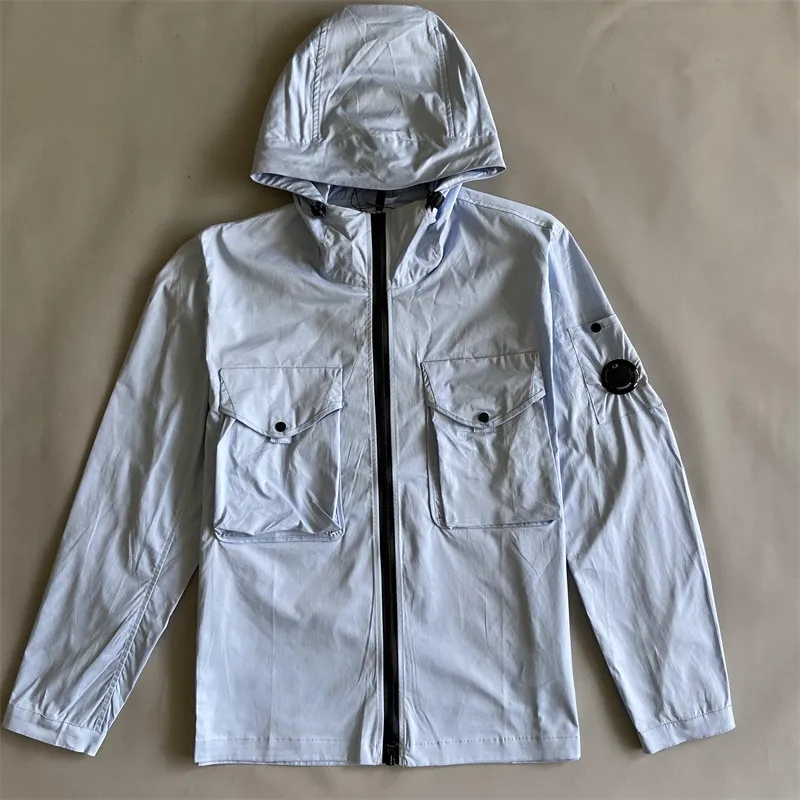 CP Jacket Multi Pocket lens Hooded decoration cotton material men's casual zipper thin Jackets Spring and autumn ZKHF, Black
CP Jacket Multi Pocket lens Hooded decoration cotton material men's casual zipper thin Jackets Spring and autumn ZKHF, Black