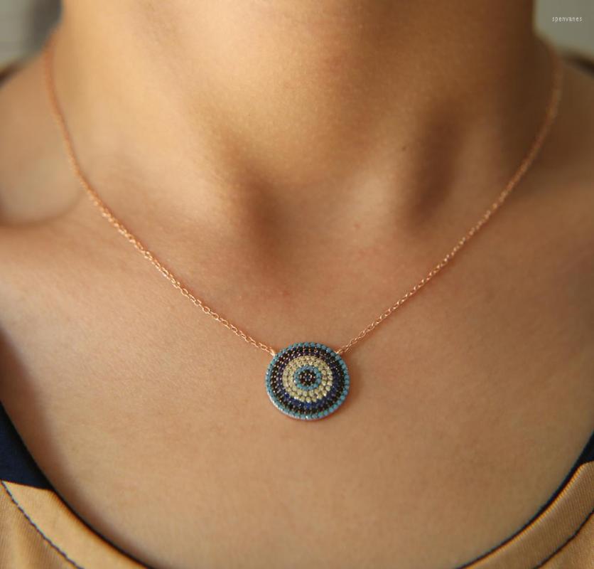 Chains Fine 925 Sterling Silver Jewelry Round Disco Charm Colorful Pendant Girl Women Bohemia Fashion Necklace
Chains Fine 925 Sterling Silver Jewelry Round Disco Charm Colorful Pendant Girl Women Bohemia Fashion Necklace