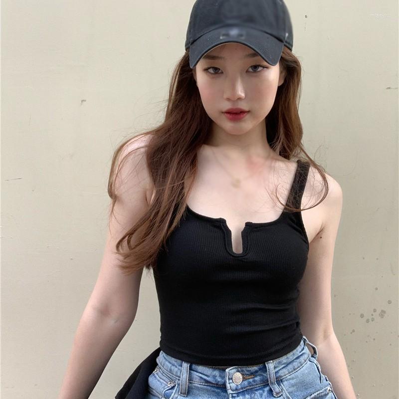 Women's Tanks Summer Women Short Tops Korean Style Fashion Simple Solid Small V-Neck Sleeveless Vest For Ladies, Green
Women's Tanks Summer Women Short Tops Korean Style Fashion Simple Solid Small V-Neck Sleeveless Vest For Ladies, Green