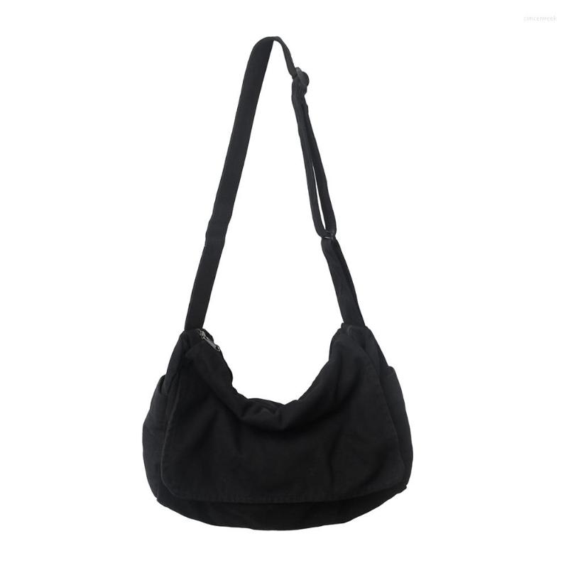 Evening Bags Fashion Washed Canvas Shoulder Bag Large Capacity Semicircle Crossbody Satchel Korean Students Handbags Purse, Black
Evening Bags Fashion Washed Canvas Shoulder Bag Large Capacity Semicircle Crossbody Satchel Korean Students Handbags Purse, Black