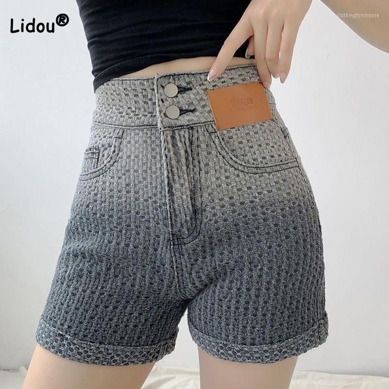 Women' Shorts Fashion Gradient Color Hemming Washed Weave Denim Simplicity Summer Casual High Waist Patchwork Button Womens Jeans, Black gray
Women' Shorts Fashion Gradient Color Hemming Washed Weave Denim Simplicity Summer Casual High Waist Patchwork Button Womens Jeans, Black gray