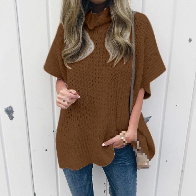 Women' Sweaters Streetwear Fashion Sweater Turtleneck Half Sleeve Long Pullovers Solid Loose Knitted Europe Style Women, Beige
Women' Sweaters Streetwear Fashion Sweater Turtleneck Half Sleeve Long Pullovers Solid Loose Knitted Europe Style Women, Beige