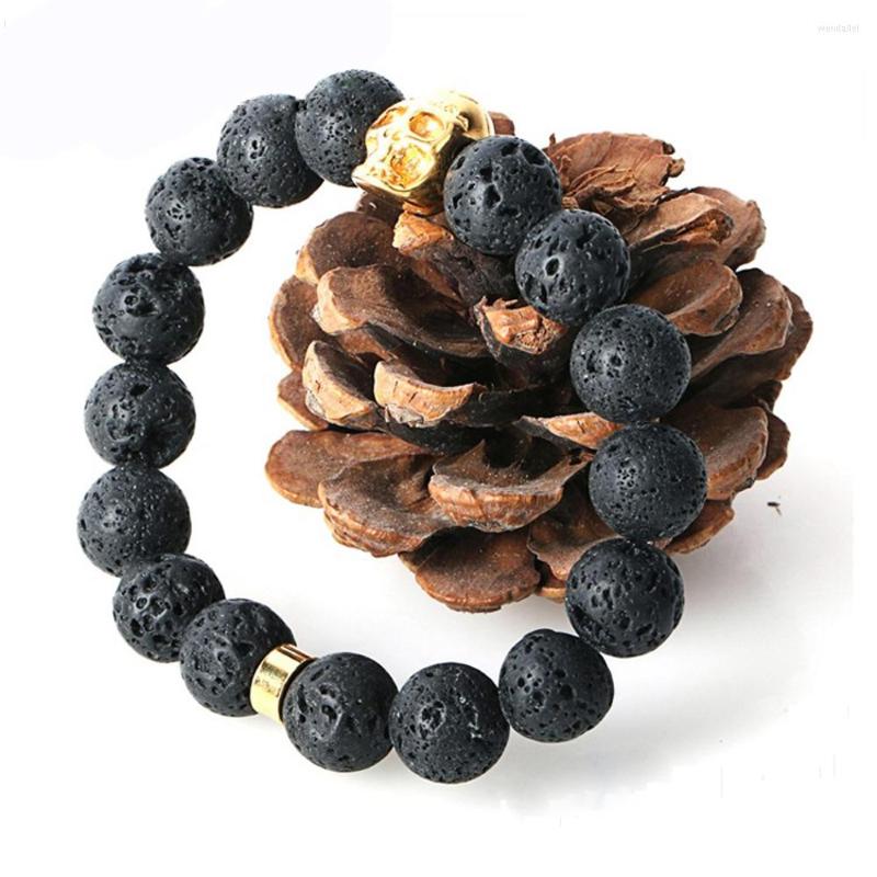 Charm Bracelets Fashion Natural Stones Bracelet For Women Lava Stone Beads Men Stainless Steel Skull Northskull
Charm Bracelets Fashion Natural Stones Bracelet For Women Lava Stone Beads Men Stainless Steel Skull Northskull