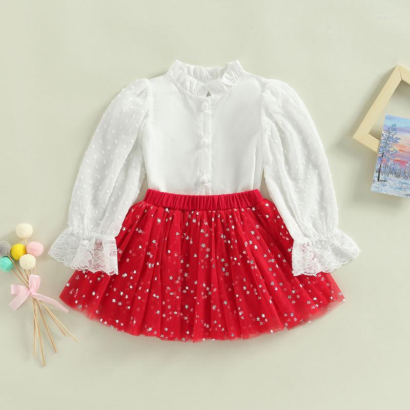 Clothing Sets 1-6Y Kids Girls 2 Pieces Outfits Lace Mesh Puff Long Sleeve Button-Down Shirts Tops Sequins Stars Tulle Tutu Skirts Set, Picture shown
Clothing Sets 1-6Y Kids Girls 2 Pieces Outfits Lace Mesh Puff Long Sleeve Button-Down Shirts Tops Sequins Stars Tulle Tutu Skirts Set, Picture shown