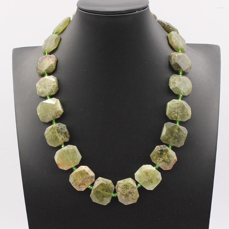 Pendant Necklaces GuaiGuai Jewelry Natural Green Demantoid Stone Chunky Rectangle Real Gems Chokers Necklace Handmade For Women
Pendant Necklaces GuaiGuai Jewelry Natural Green Demantoid Stone Chunky Rectangle Real Gems Chokers Necklace Handmade For Women