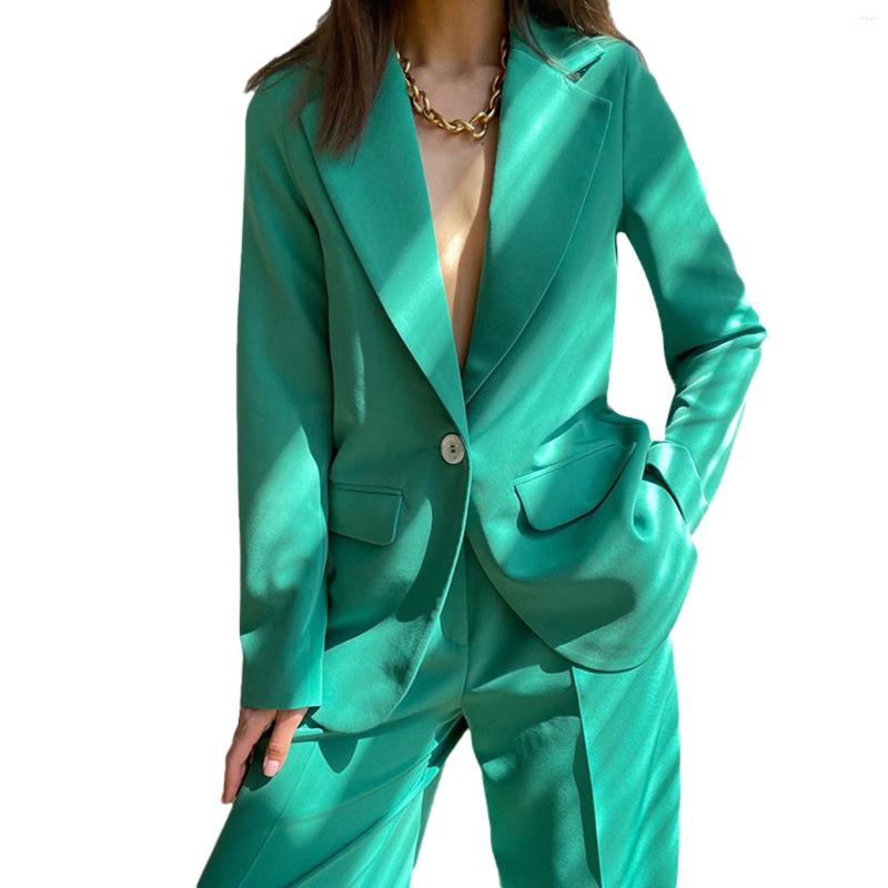 Women's Suits IMCUTE Blazers Business Temperament Slim Single Button Blazer Autumn Women's High Street Fashion Lapel Deep V Long Sleeve, Green
Women's Suits IMCUTE Blazers Business Temperament Slim Single Button Blazer Autumn Women's High Street Fashion Lapel Deep V Long Sleeve, Green