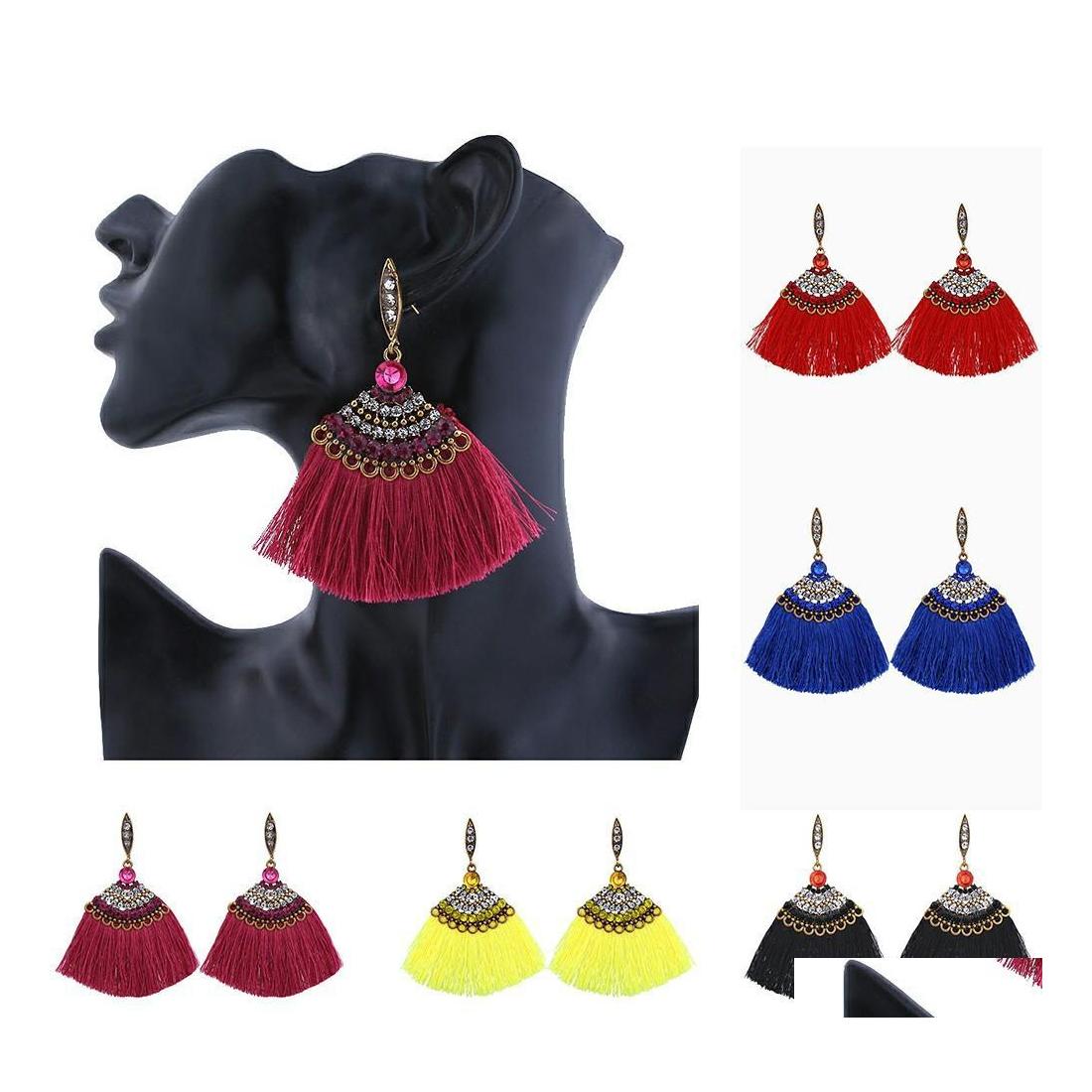 Charm Bohemia Statement Tassel Earrings For Women Wedding Jewelry Gift Long Fringed Drop Delivery Dhtsi
Charm Bohemia Statement Tassel Earrings For Women Wedding Jewelry Gift Long Fringed Drop Delivery Dhtsi