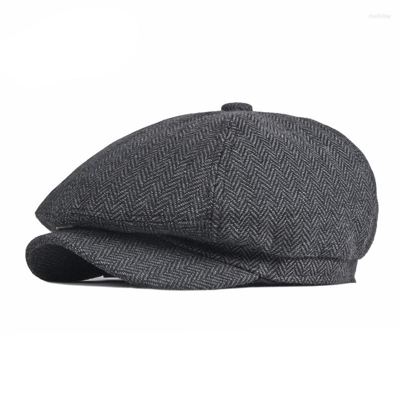 Berets Wool Sboy Caps Classic Herringbone Octagonal Hat Men British Painters Hats Soft Autumn Winter Gorras Gatsby, Black
Berets Wool Sboy Caps Classic Herringbone Octagonal Hat Men British Painters Hats Soft Autumn Winter Gorras Gatsby, Black