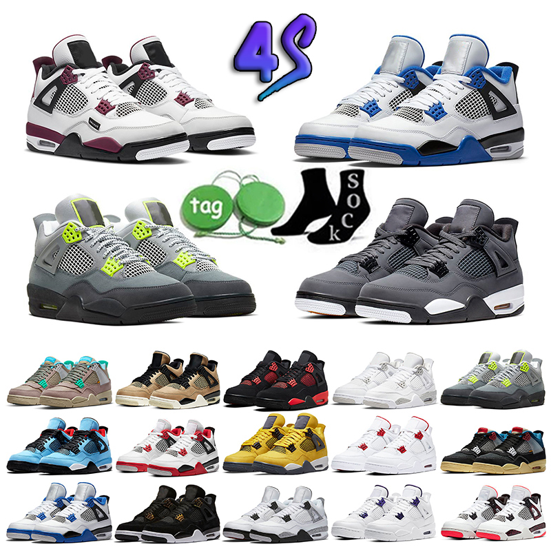 Jumpman 4 4s Men Women Basketball Shoes Red Thunder Infrared Black Cat Bred University Blue Sail Cool Grey Shimmer Royalty Womens Mens Trainers Sport Sneakers 36-46, 25
Jumpman 4 4s Men Women Basketball Shoes Red Thunder Infrared Black Cat Bred University Blue Sail Cool Grey Shimmer Royalty Womens Mens Trainers Sport Sneakers 36-46, 25