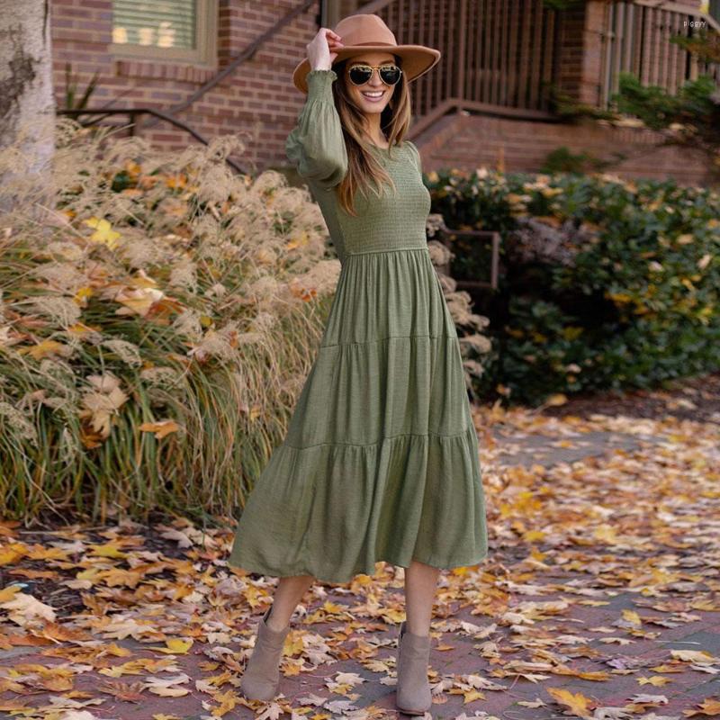 Casual Dresses Fall Elegant Long Sleeve Maxi Dress Women 2023 Fashion Slim Solid Green A Line Winter Clothes, Black
Casual Dresses Fall Elegant Long Sleeve Maxi Dress Women 2023 Fashion Slim Solid Green A Line Winter Clothes, Black