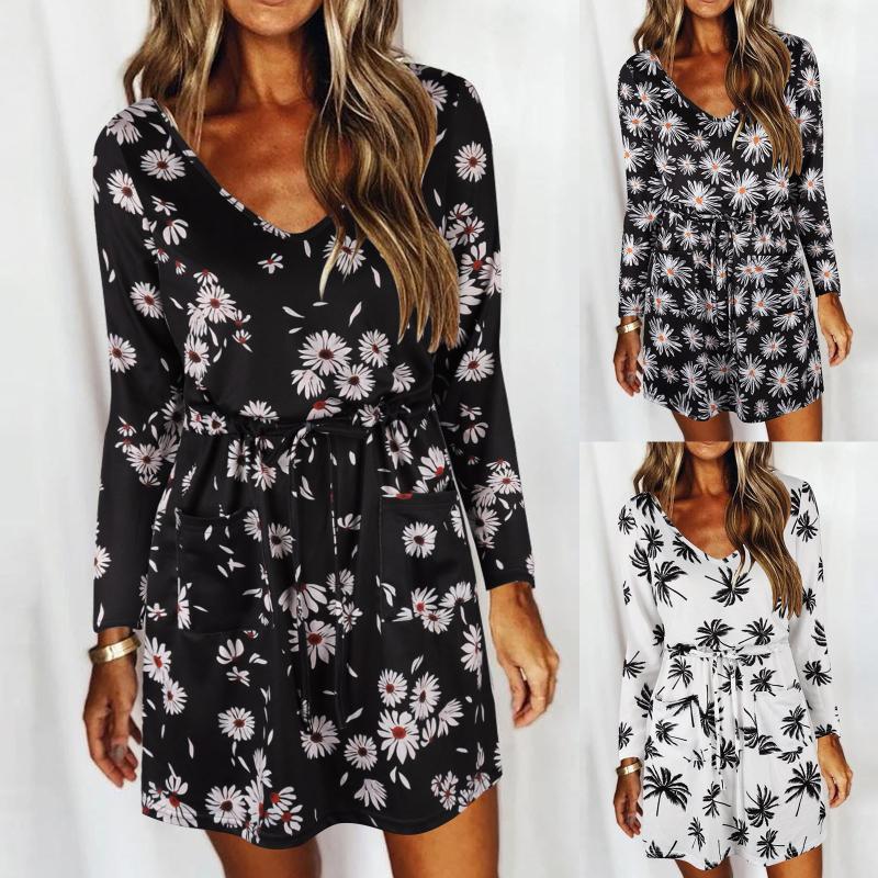 Casual Dresses Women Beach Dress Slim Fit V-neck Printed Floral Long Sleeve High Waist Mini Loose Vestidos Elegantes 2023Casual, Black
Casual Dresses Women Beach Dress Slim Fit V-neck Printed Floral Long Sleeve High Waist Mini Loose Vestidos Elegantes 2023Casual, Black