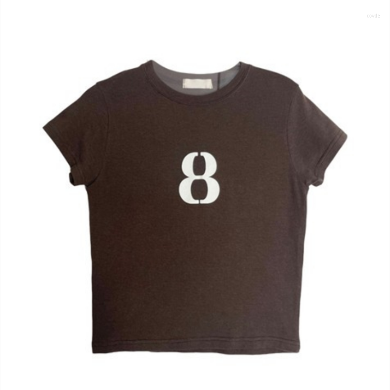 Women's T Shirts Almighty Casual T-shirts For Women Summer Short Sleeve O-neck Character Print Femme Tees Crop Tops Skinny Woman Tshirt, Brown
Women's T Shirts Almighty Casual T-shirts For Women Summer Short Sleeve O-neck Character Print Femme Tees Crop Tops Skinny Woman Tshirt, Brown