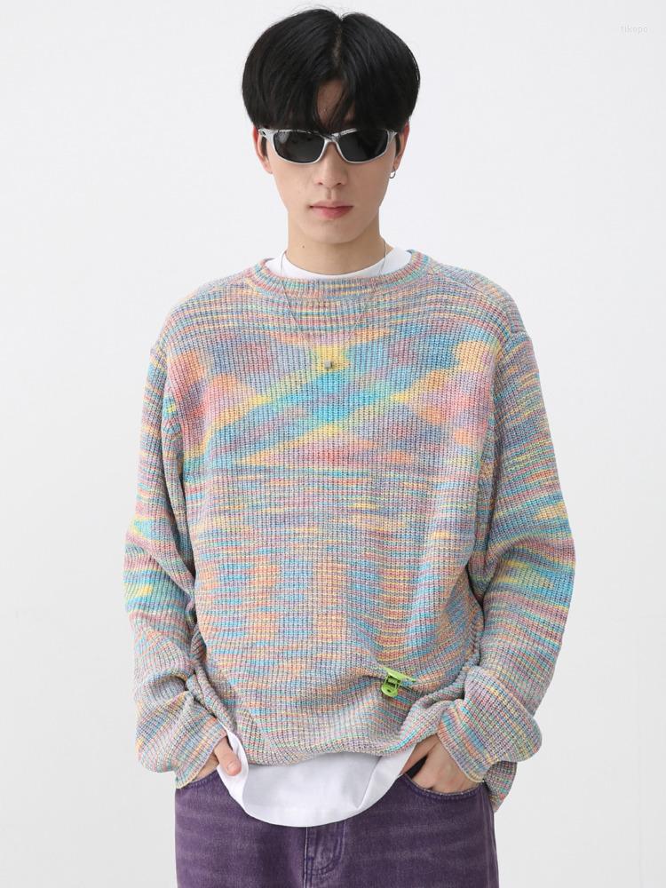 Men's Sweaters SYUHGFA Men's Wear 2023 Autumn Winter Round Collar Striped Sweater Loose All-match Korean Streetwear Kintted Pullover, Green
Men's Sweaters SYUHGFA Men's Wear 2023 Autumn Winter Round Collar Striped Sweater Loose All-match Korean Streetwear Kintted Pullover, Green