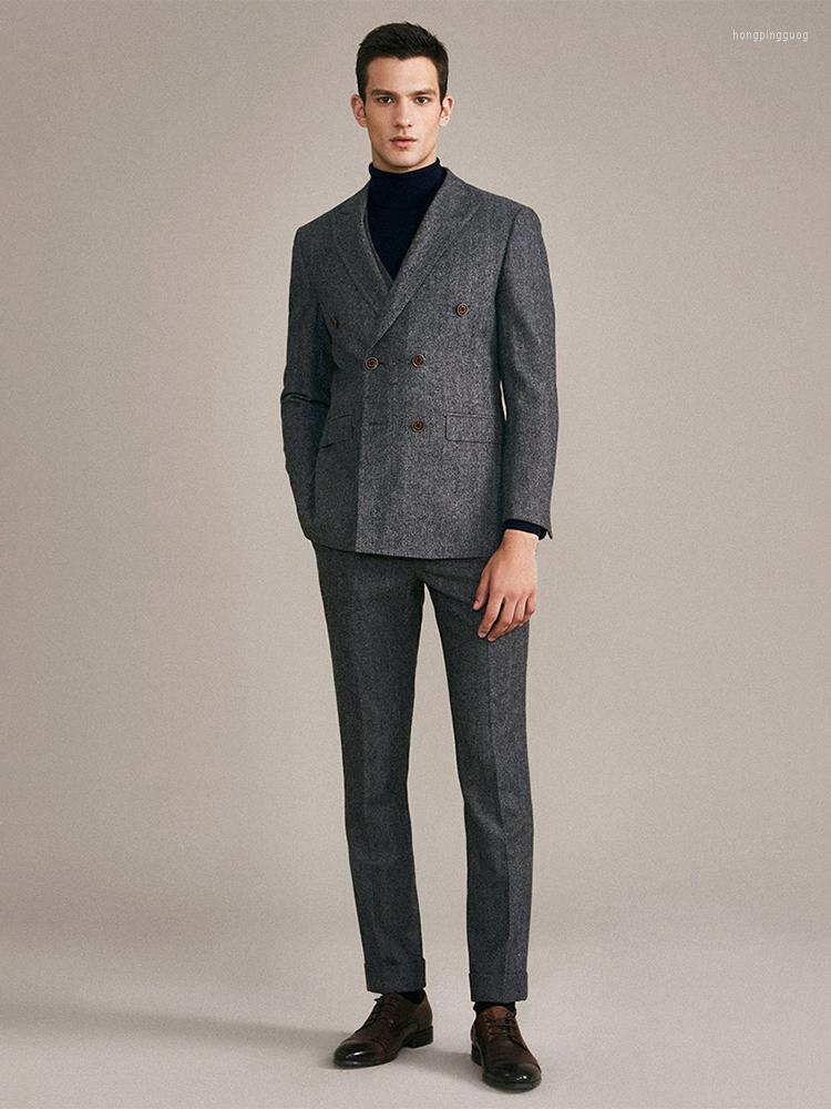 Men's Suits 43% Wool Mens Set Double Breasted Grey 2023 Autumn Winter Warm Business Man Wedding Groom Wear Clothing Plus Size 58, Blazer pant set
Men's Suits 43% Wool Mens Set Double Breasted Grey 2023 Autumn Winter Warm Business Man Wedding Groom Wear Clothing Plus Size 58, Blazer pant set
