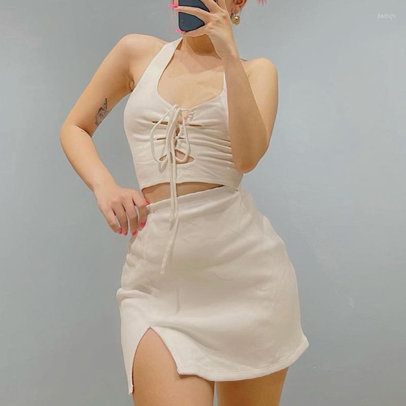 Work Dresses Slim Women' Halter Crop Tank Mini Skirt 2 Piece 2023 Summer Hollow Out Lace Up Backless Vest Sets Ladies Sexy Fashion Suit, Apricot
Work Dresses Slim Women' Halter Crop Tank Mini Skirt 2 Piece 2023 Summer Hollow Out Lace Up Backless Vest Sets Ladies Sexy Fashion Suit, Apricot