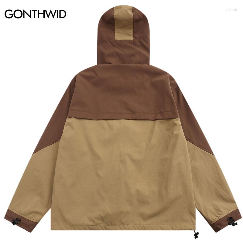 Men's Jackets 2023 Men Hooded Jacket Fashion Windbreaker Waterproof Hiking Camping Autumn Casual Color Block Patchwork Outdoor Coat, Black
Men's Jackets 2023 Men Hooded Jacket Fashion Windbreaker Waterproof Hiking Camping Autumn Casual Color Block Patchwork Outdoor Coat, Black