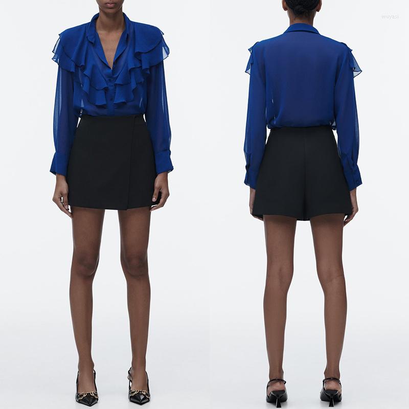 Women's Blouses Women Shirt Fashion Ruffles Women's Tee Clothes Female Top For, Bb3071
Women's Blouses Women Shirt Fashion Ruffles Women's Tee Clothes Female Top For, Bb3071