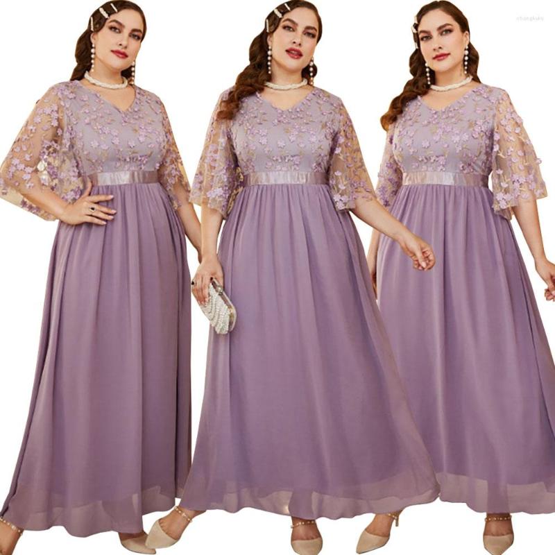 Ethnic Clothing Plus Size Dresses Turkish Dubai Luxury Floral Embroidered Party Women Elegant Muslim Long Dress Spring Summer Loose Gown
Ethnic Clothing Plus Size Dresses Turkish Dubai Luxury Floral Embroidered Party Women Elegant Muslim Long Dress Spring Summer Loose Gown