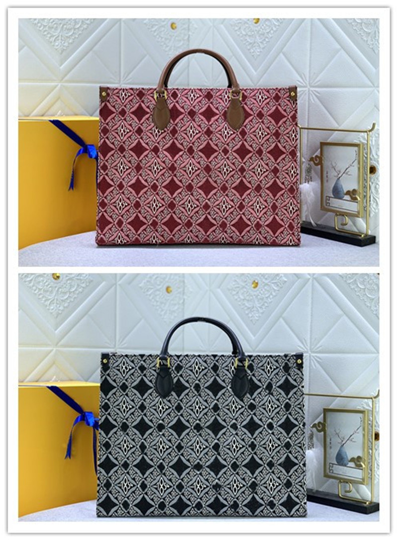 Designer Luxury ONTHEGO GM Hand Tote Bag Since 1854 Jacquard Black M57207 M57185 Bordeaux Jacquard Textile Handbag
Designer Luxury ONTHEGO GM Hand Tote Bag Since 1854 Jacquard Black M57207 M57185 Bordeaux Jacquard Textile Handbag