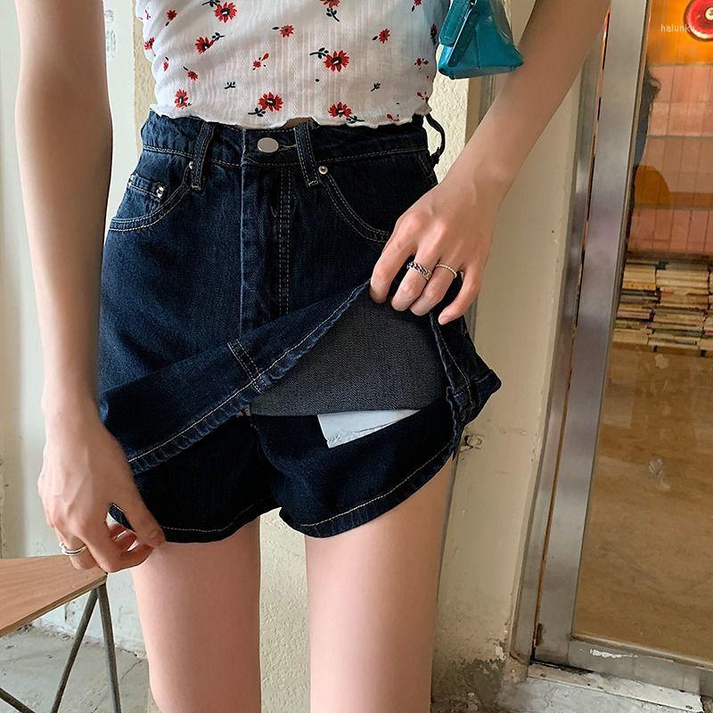 Skirts Summer Design Sense A Figure Denim Skirt Hip Wrap Women' Pants High Waist Fake Two Pieces, Retro blue
Skirts Summer Design Sense A Figure Denim Skirt Hip Wrap Women' Pants High Waist Fake Two Pieces, Retro blue