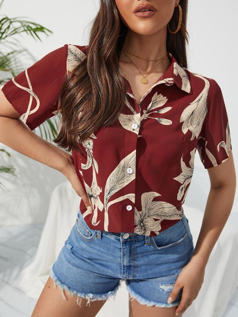 Women's Jackets LiTi Wind Lapel T-Shirt Slim Fit Short Sleeve Shirt 2023 Summer Women Top, Red
Women's Jackets LiTi Wind Lapel T-Shirt Slim Fit Short Sleeve Shirt 2023 Summer Women Top, Red