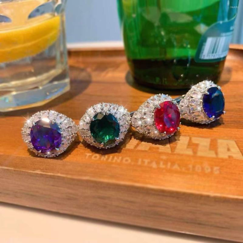 Wedding Rings Fashion Jewelry 2023 Luxury Color Oversized CZ Women Engagement Ring Prom Party Adjustable Size Gift
Wedding Rings Fashion Jewelry 2023 Luxury Color Oversized CZ Women Engagement Ring Prom Party Adjustable Size Gift