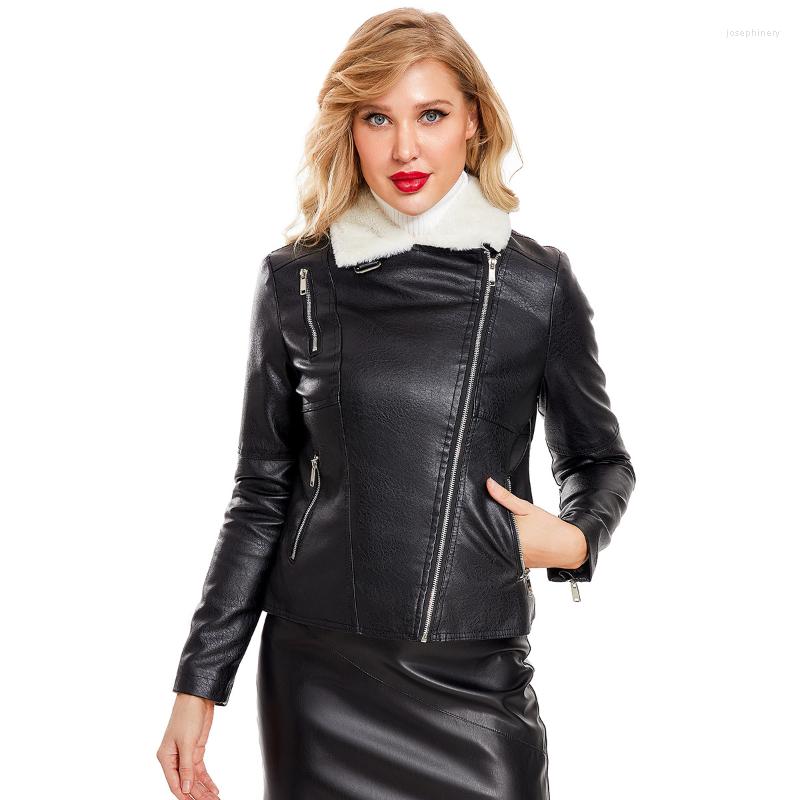 Women's Leather Autumn Winter 2023 Fur One-piece Coat Women's Plush Long Sleeve Warm Casual European And American Size, Black
Women's Leather Autumn Winter 2023 Fur One-piece Coat Women's Plush Long Sleeve Warm Casual European And American Size, Black