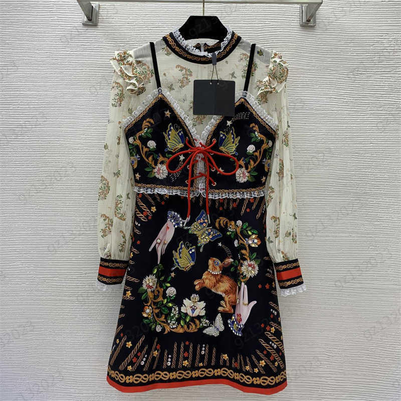 Long Sleeve Dress Butterfly Embroidery Detachable Halter Vest Nail Drill Logo Color Matching Slimming Maxiskit Fashion Personality Dress For Women, 17
Long Sleeve Dress Butterfly Embroidery Detachable Halter Vest Nail Drill Logo Color Matching Slimming Maxiskit Fashion Personality Dress For Women, 17