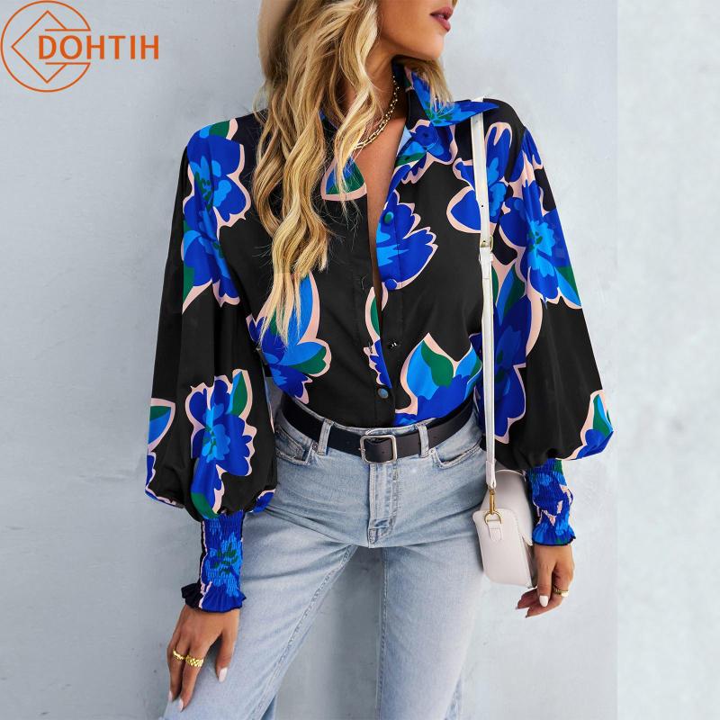 Women' Blouses Women' American Fashion Floral Printed Y2k Clothes Office Lady Casual Shirts Women Sexy Wrist Bound Single Breasted, Red
Women' Blouses Women' American Fashion Floral Printed Y2k Clothes Office Lady Casual Shirts Women Sexy Wrist Bound Single Breasted, Red