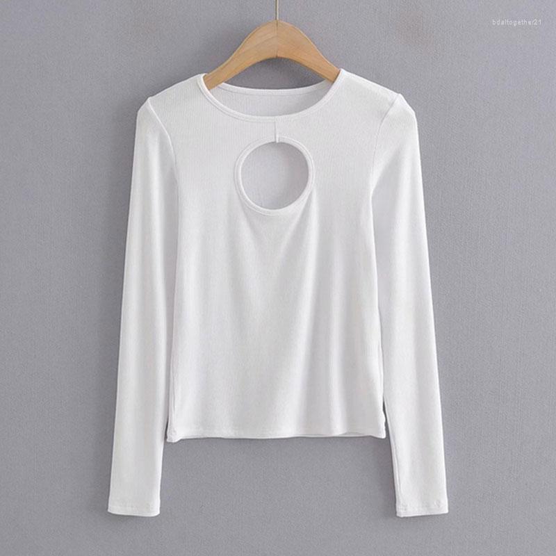 Women' T Shirts Women' Slim Casual Base T-Shirt Solid Color Long Sleeve O-Neck Side Drawstring Knitted Rib Crop Top For Ladies Daily
Women' T Shirts Women' Slim Casual Base T-Shirt Solid Color Long Sleeve O-Neck Side Drawstring Knitted Rib Crop Top For Ladies Daily