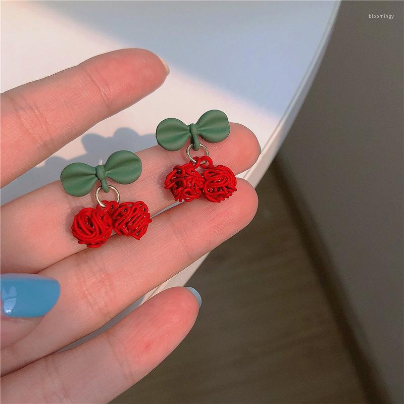 Stud Earrings Red Cherry Bow Jewelry Cartoon Sweet Girl Ear Party Fashion Luxury Accessories Design Christmas Gifts Friends
Stud Earrings Red Cherry Bow Jewelry Cartoon Sweet Girl Ear Party Fashion Luxury Accessories Design Christmas Gifts Friends