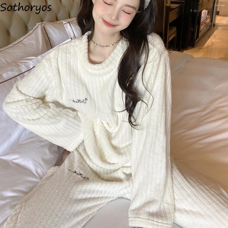 Women's Sleepwear Ins Coral Velvet Pajama Sets Women Stylish Tender Homewear Female O-neck Fluffy Warm Nighty Charming Nighwear Letter, Gray
Women's Sleepwear Ins Coral Velvet Pajama Sets Women Stylish Tender Homewear Female O-neck Fluffy Warm Nighty Charming Nighwear Letter, Gray