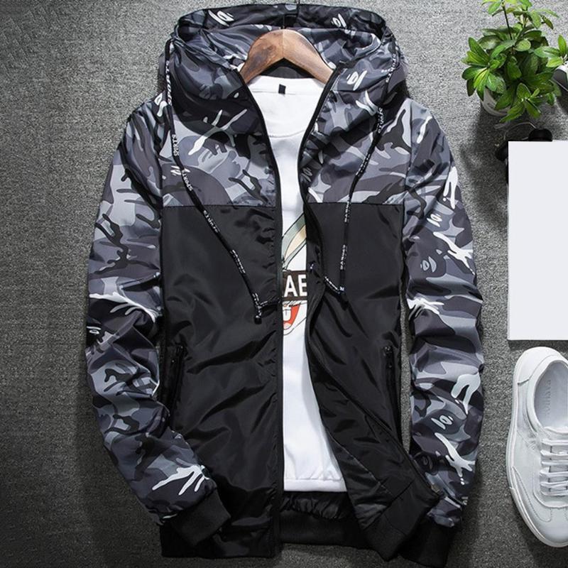 Men's Jackets Camouflage Print Patchwork Bomber Jacket Casual Hooded Zipper Pocket Coat Jaqueta Corta Vento Chaquetas Hombre Casaco, Light blue
Men's Jackets Camouflage Print Patchwork Bomber Jacket Casual Hooded Zipper Pocket Coat Jaqueta Corta Vento Chaquetas Hombre Casaco, Light blue