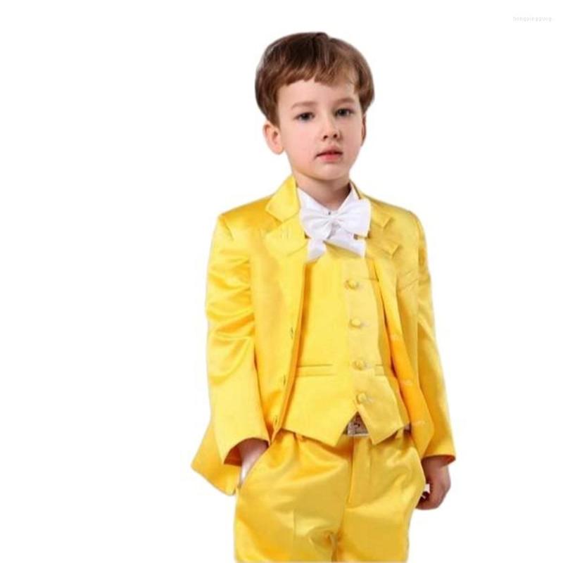Men's Suits Customize Yellow Boy Tuxedos Notch Lapel Children Suit Latest Jacket Pants Designs Kid Wedding/Prom Suits(Jacket Vest Tie), Picture shown
Men's Suits Customize Yellow Boy Tuxedos Notch Lapel Children Suit Latest Jacket Pants Designs Kid Wedding/Prom Suits(Jacket Vest Tie), Picture shown