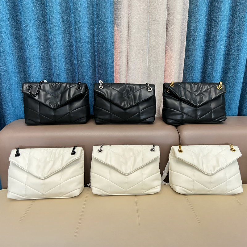 Y Shoulder Bag Puffer Tote Handbags Crossbody Metal Chain Luxury designer LOULOU Soft leather Evening bags
Y Shoulder Bag Puffer Tote Handbags Crossbody Metal Chain Luxury designer LOULOU Soft leather Evening bags